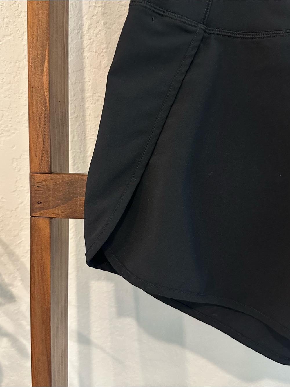 Black High Rise Running Shorts Built-In Liner Size S - Picture 5 of 6